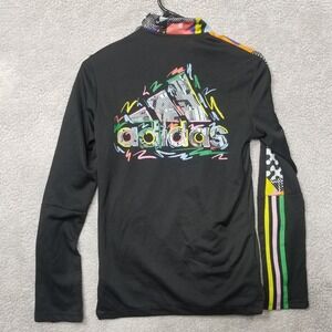 Adidas Tiro Pride Jacket Womens SMALL S Black Colorful Rainbow Stripe HC9784‎